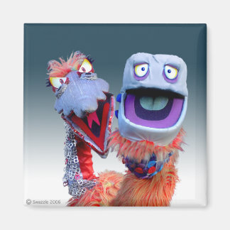 Aluminium and Plastic Monsters Magnet