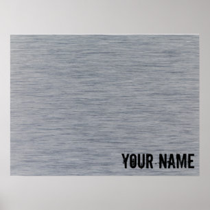 Aluminium brushed Metal structure Poster
