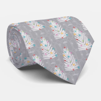 Aluminium Christmas Trees Grey Christmas Tie
