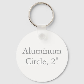 Aluminium Circle, 2" Key Ring
