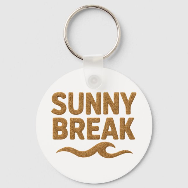 Aluminium Circle, 2" Key Ring (Front)