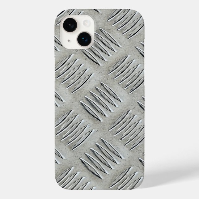 Aluminium Diamond Pattern Case-Mate iPhone Case (Back)