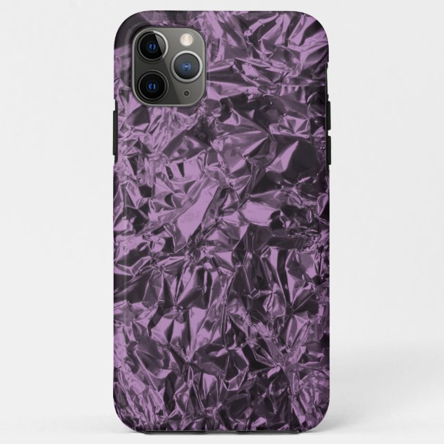 Aluminium Foil Design in Lavender Case-Mate iPhone Case (Back)