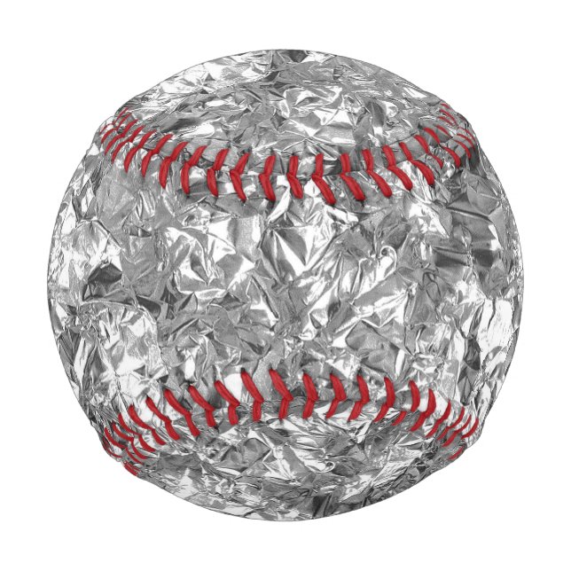 Aluminium Foil Softball Silver Baseball (Back)