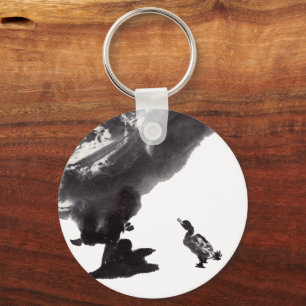 Aluminium-Schlüsselanhänger mit Enten Key Ring