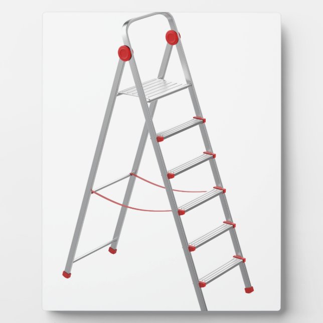 Aluminium step ladder plaque (Front)