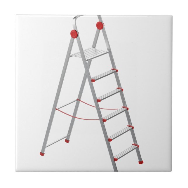 Aluminium step ladder tile (Front)