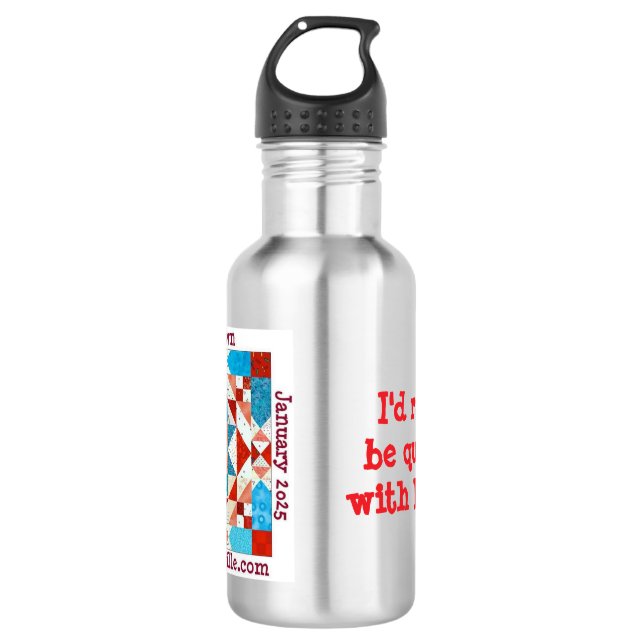 Aluminium water bottle for Old Town mystery (Front)