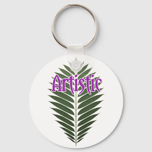 Aluminum Circle, 2" Key Ring (Front)