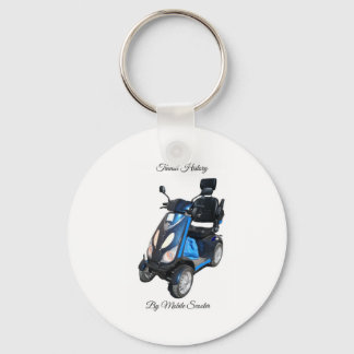 Aluminum Circle Keychain