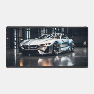aluminum futuristic race car desk mat