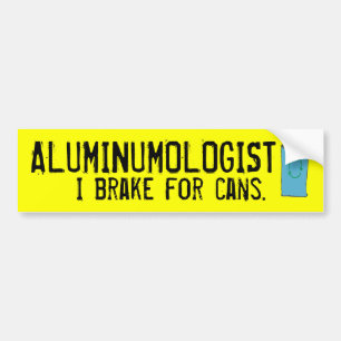 ALUMINUMOLOGIST bumpersticker Bumper Sticker