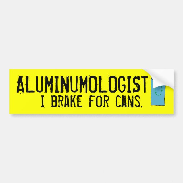 ALUMINUMOLOGIST bumpersticker Bumper Sticker (Front)
