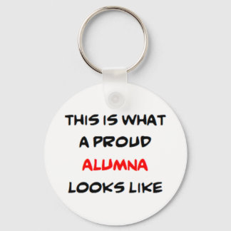 alumna, proud key ring