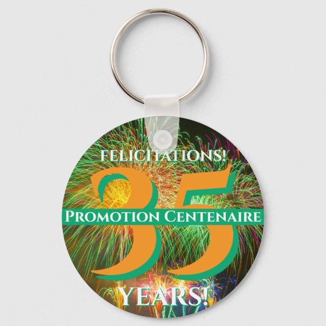 ALUMNI P'1991 35eme Anniversaire Keychain #351994 (Front)