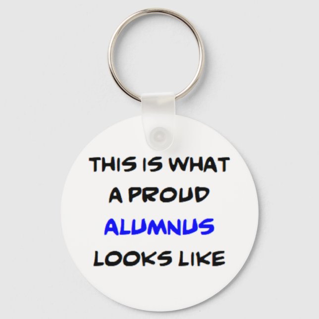 alumnus, proud key ring (Front)