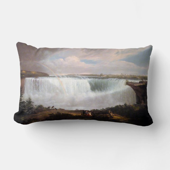 Alvan Fisher The Great Horseshoe Fall, Niagra Lumbar Cushion (Front)