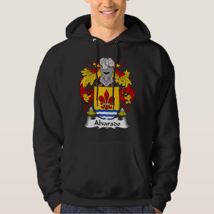 Alvarado Coat of Arms  Family Crest Premium  Hoodie