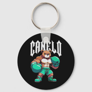 Alvarez Mexicano Boxing Bear Mexican Pride Patriot Key Ring