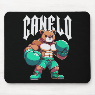 Alvarez Mexicano Boxing Bear Mexican Pride Patriot Mouse Mat