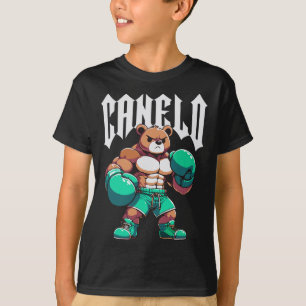 Alvarez Mexicano Boxing Bear Mexican Pride Patriot T-Shirt