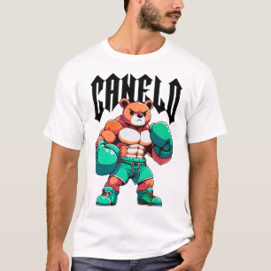 Alvarez Mexicano Boxing Bear Mexican Pride Patriot T-Shirt