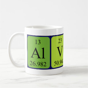 Alvaro periodic table name mug