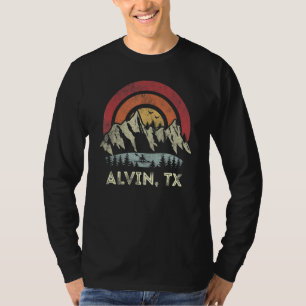 Alvin Texas Mountain Sunset Sunrise Kayaking T-Shirt