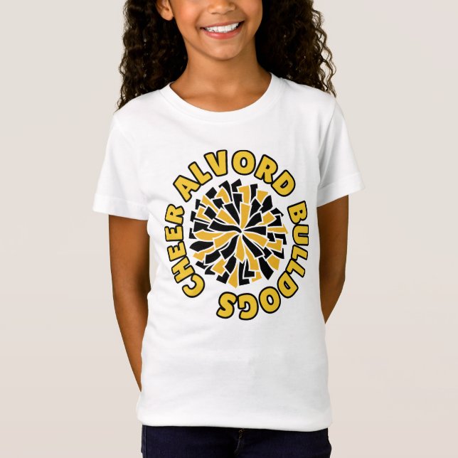 Alvord Bulldogs Cheer Tee (Front)