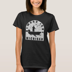 Alward Lake Fishing Michigan T-Shirt