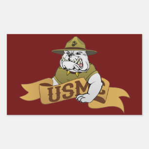 Always A Marine Rectangular Sticker