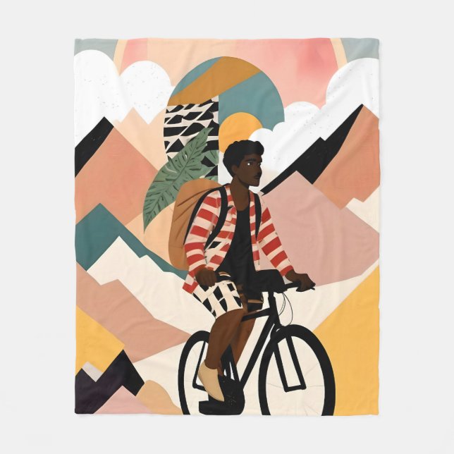 Always a Traveller Fleece Blanket (Front)