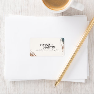 Always and for Eternity Wedding Address Label