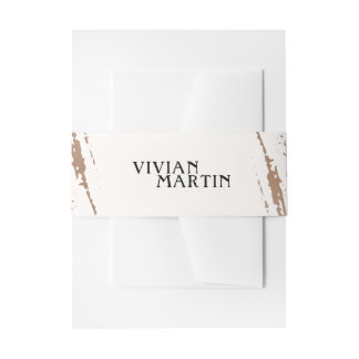 Always and for Eternity Wedding Invitation Belly Band