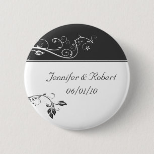 Always and Forever Charcoal 6 Cm Round Badge