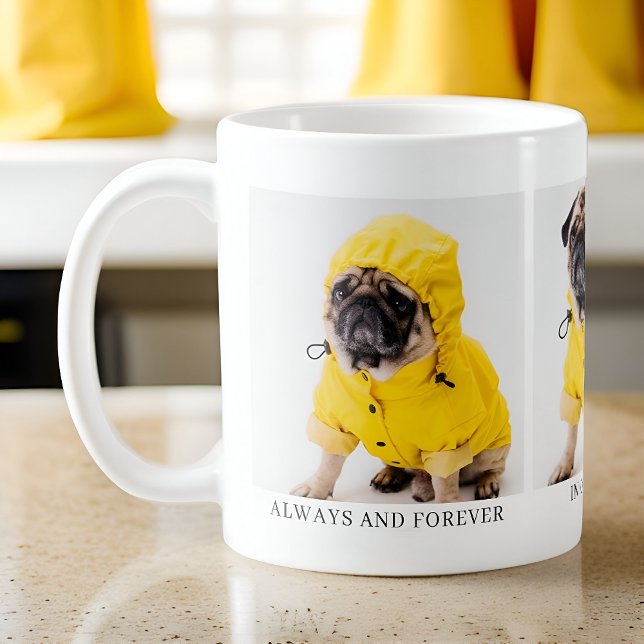 Always and Forever Classic Pet Photo Memorial Coffee Mug (Creator Uploaded)