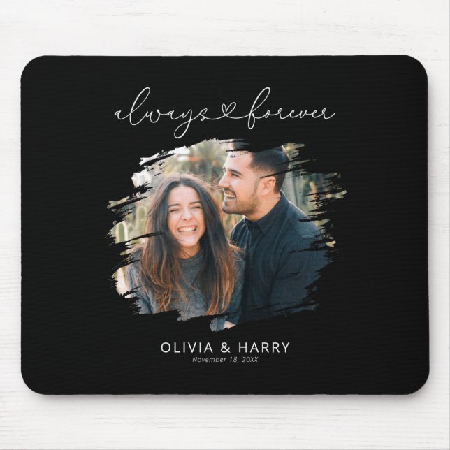 Always And Forever Couple Photo  Mouse Mat (Front)