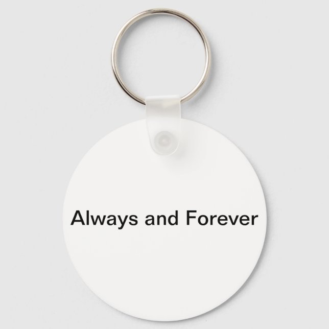 Always and Forever Key Ring (Front)