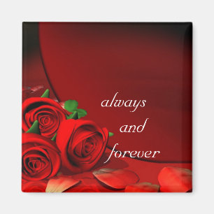 always and forever white magnet