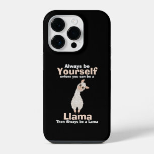 Always Be a Llama Animal Lover iPhone 14 Pro Case