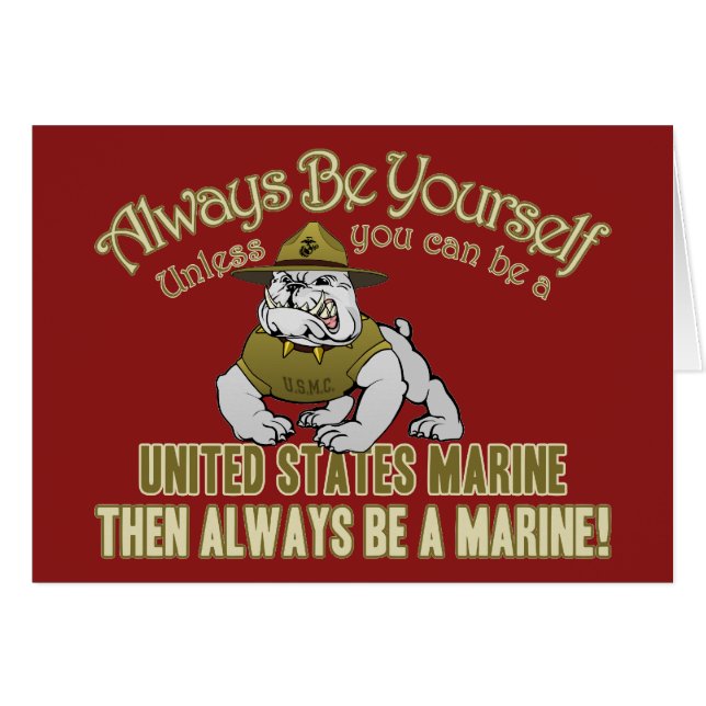 Always Be A Marine (Front Horizontal)