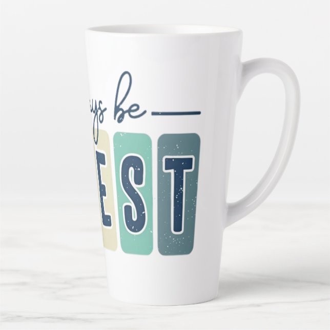 Always Be Honest Latte Mug (Right)