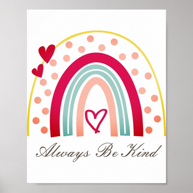 Always Be Kind - Motivational Quote  Poster (Front)