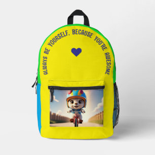 Always Be… Printed Backpack