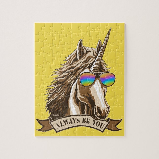 Always be you jigsaw puzzle (Vertical)