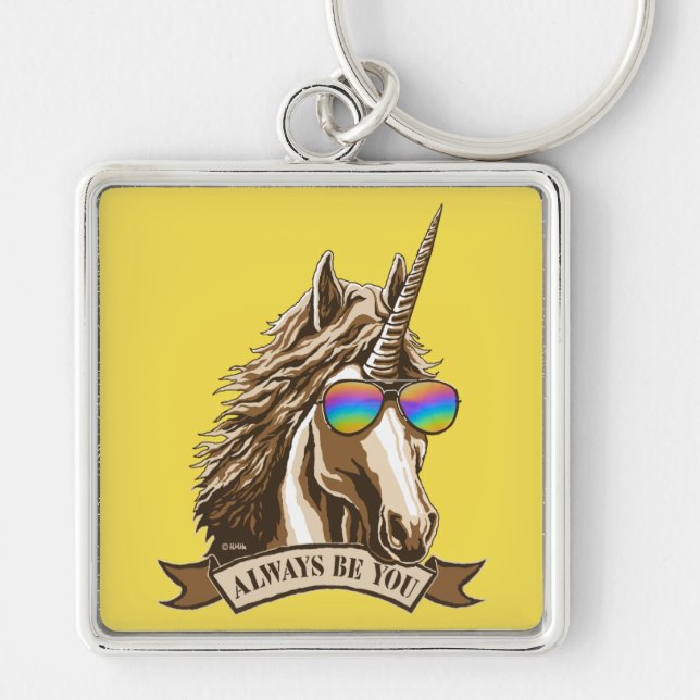 Always be you key ring (Front)
