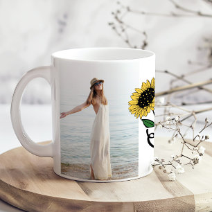 "Always Be Your Own Sunshine" 2 Custom Photos  Coffee Mug