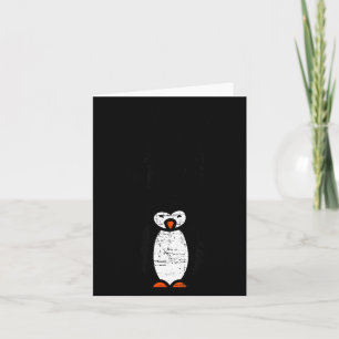 Always Be Yourself Funny Penguin Quote Design Card