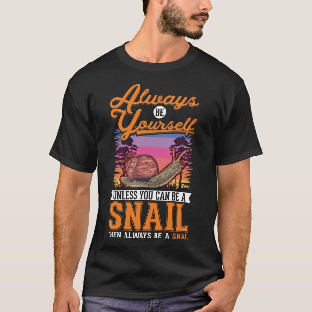 Always be yourself Snail Pullover Hoodie (Front)