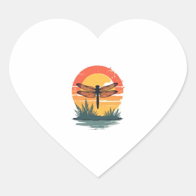 Always Be Yourself Unless You Can Be A Dragonfly Heart Sticker (Front)